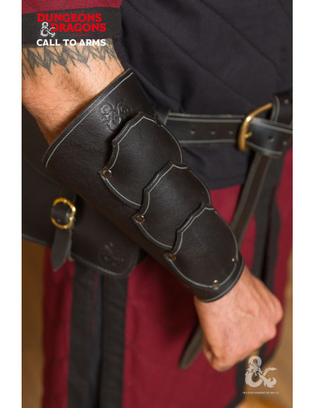 Pulseira de lutador medieval em couro...