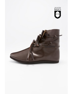 Botas altas medievais com fecho frontal com nó 2