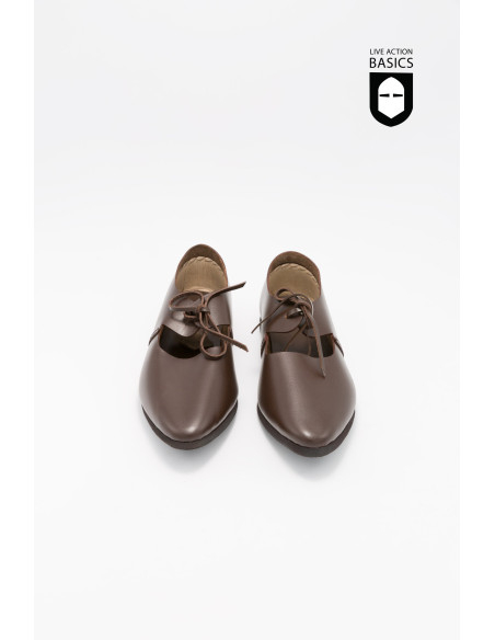 Sapatos medievais de couro para...