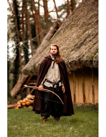 Capa longa medieval modelo Boil,...