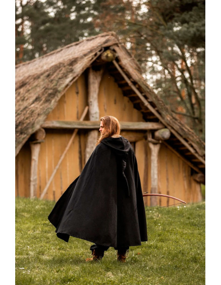 Capa medieval longa modelo Hervir,...