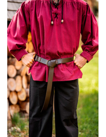 Cinto de couro Conrad marrom