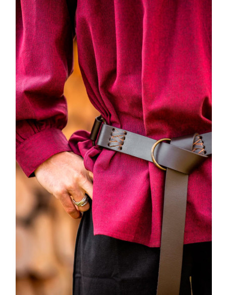 Cinto de couro Conrad marrom