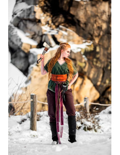 Cinto de algodão Viking, modelo Caja, vermelho 2