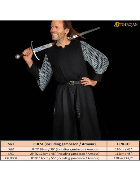 Tabardo de guerreiro viking medieval,...