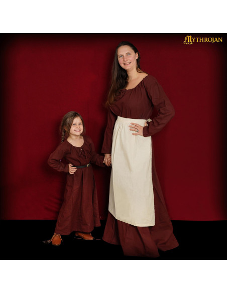 Avental medieval renascentista, cor...