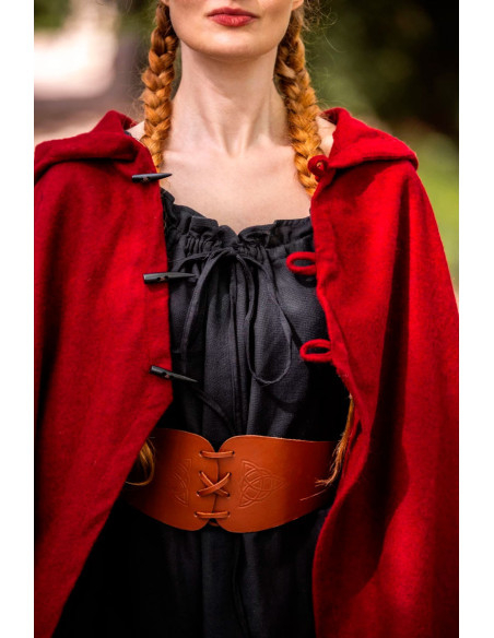 Capa medieval curta para senhora...