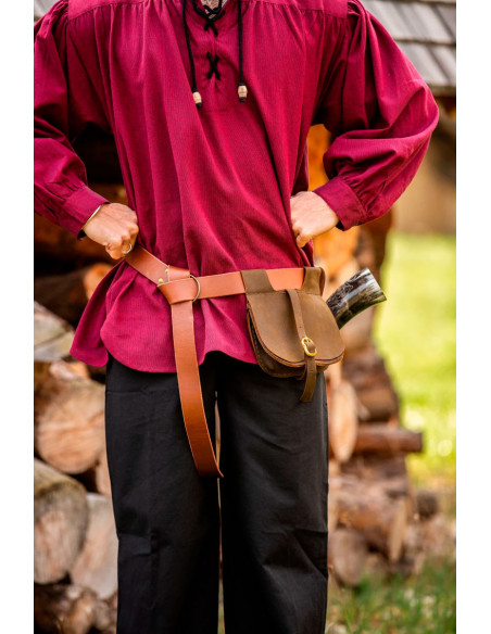 Bolsa de couro medieval modelo Udo,...