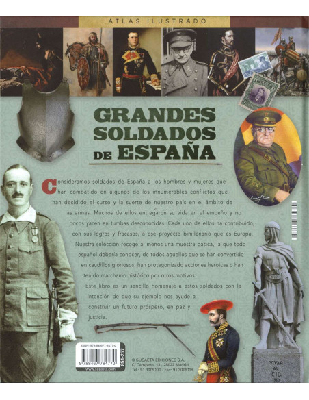 Livro Grandes soldados da Espanha (em...