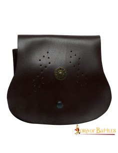 Bolsa medieval redonda com prato