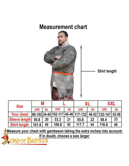 Anéis redondos de cota de malha de...