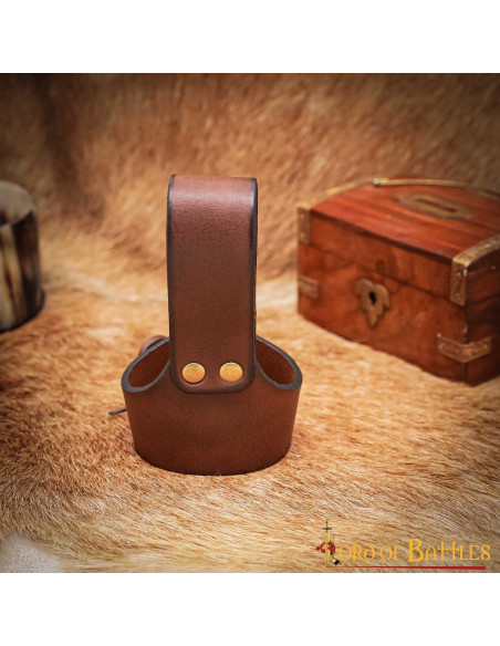 Baldric de couro medieval para...