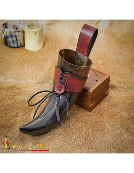 Baldric de couro medieval para...