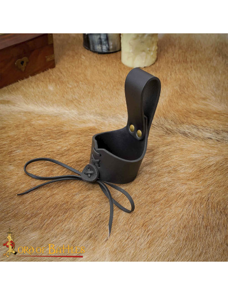 Baldric medieval de couro para...