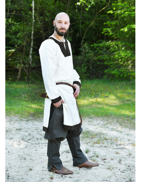 Calças vikings modelo Olaf, verde oliva