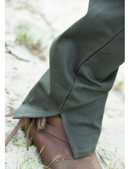 Calças vikings modelo Olaf, verde oliva