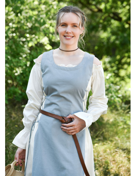 Vestido medieval sem mangas modelo...