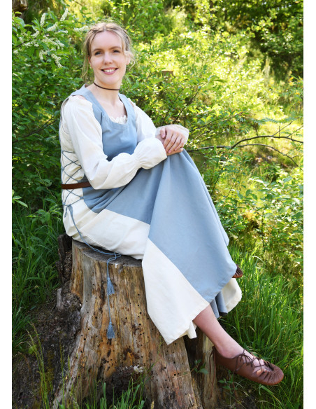 Vestido medieval sem mangas modelo...