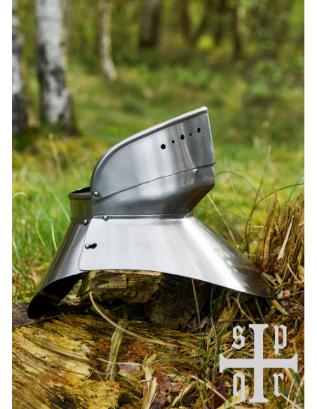 Gorge de aço medieval do final da...