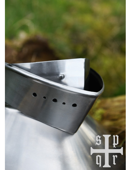 Gorge de aço medieval do final da...