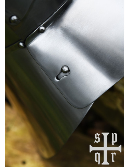 Gorge de aço medieval do final da...