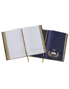 Diário com desenho de papiro egípcio (144 páginas) 2