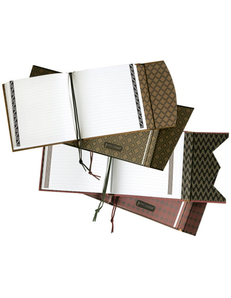 Diário com desenho pré-colombiano...