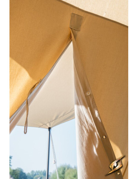 Tenda medieval para guerreiros...