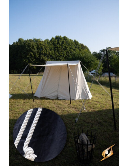 Tenda medieval preta para guerreiros...