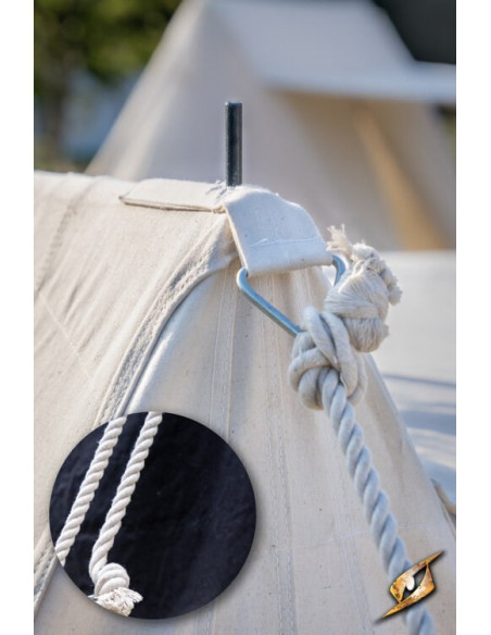 Tenda medieval preta para guerreiros...