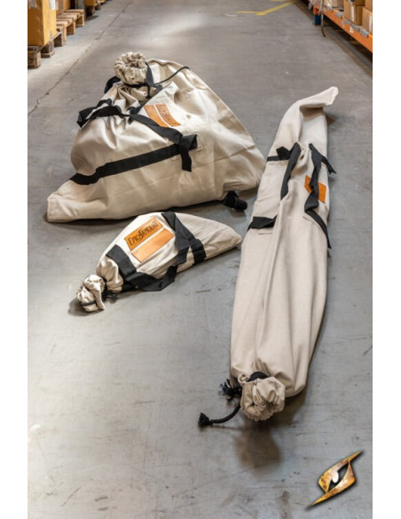 Tenda medieval para guerreiros...