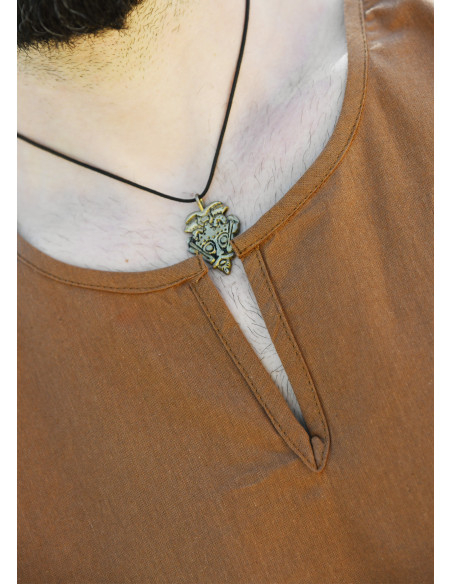 Túnica medieval sem mangas modelo...