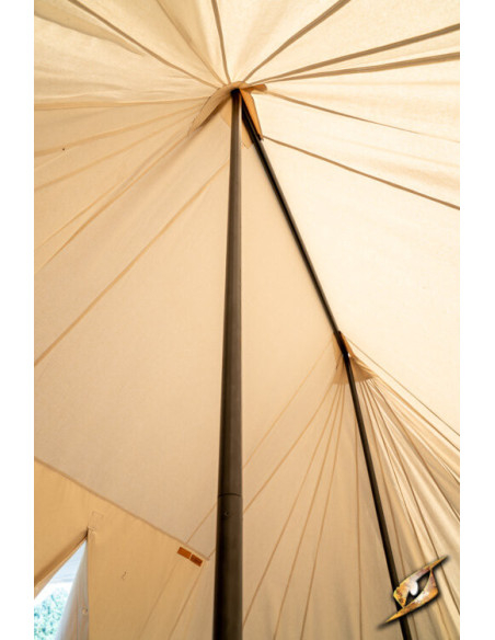 Tenda medieval natural para...