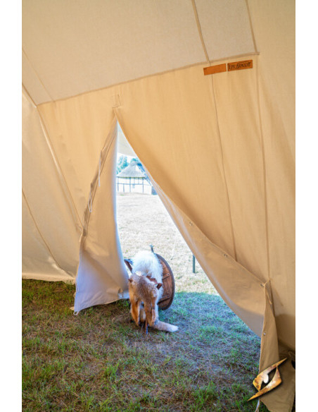 Tenda medieval natural para...