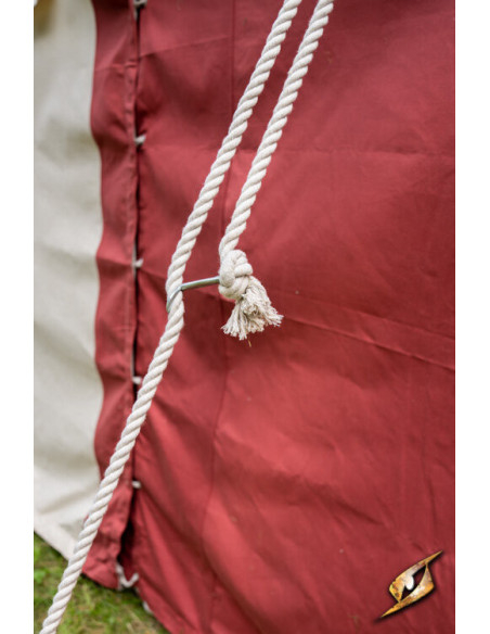 Tenda medieval, vermelho natural 4 x...