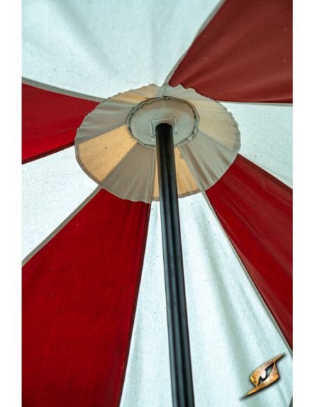 Tenda medieval, vermelho natural 4 x...