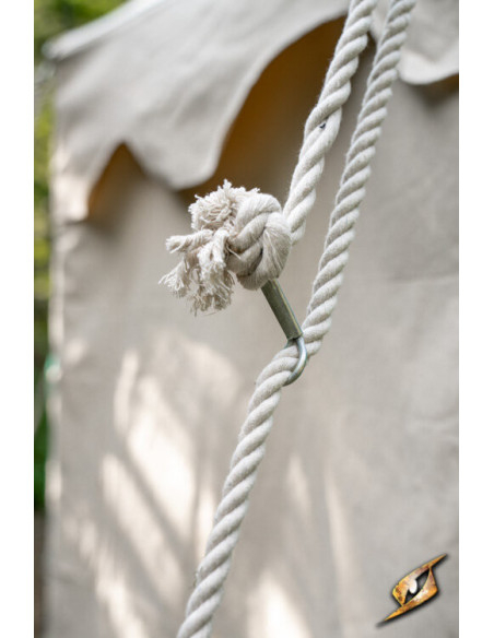 Tenda medieval, verde natural 4 x 4...