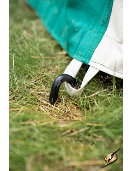 Tenda medieval, verde natural 4 x 4...