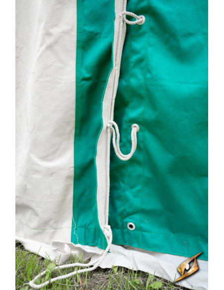 Tenda medieval, verde natural 4 x 4...