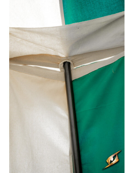 Tenda medieval, verde natural 4 x 4...
