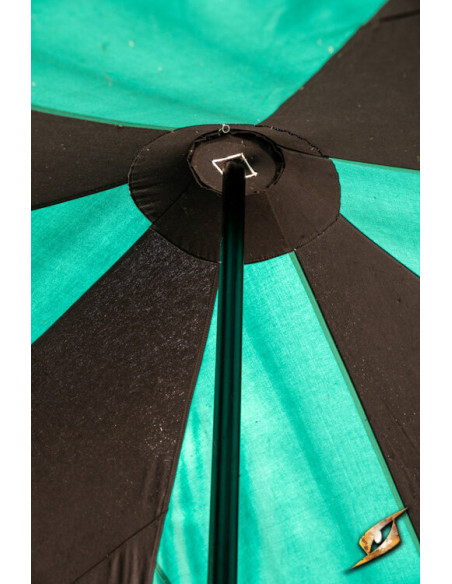 Tenda medieval, preto e verde 4 x 4...