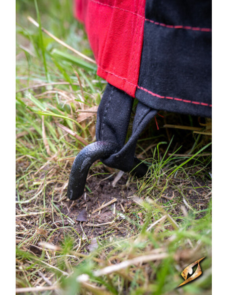 Tenda medieval, preto-vermelho 4 x 4...