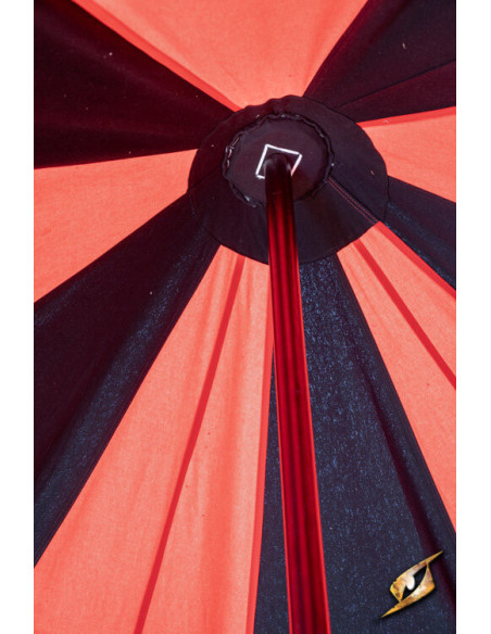 Tenda medieval, preto-vermelho 4 x 4...