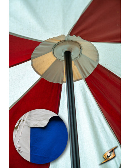 Tenda medieval, azul natural 4 x 4...