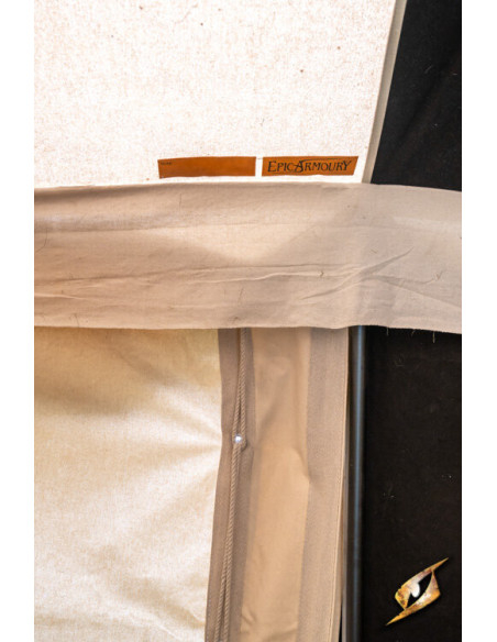 Tenda medieval, preto natural 4 x 4...