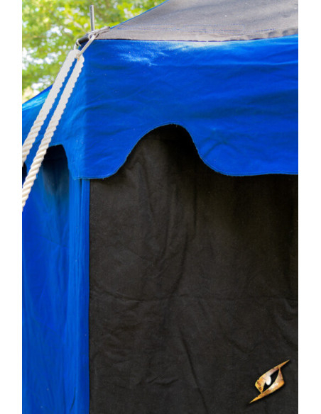 Tenda medieval, preto-azul 4 x 4...