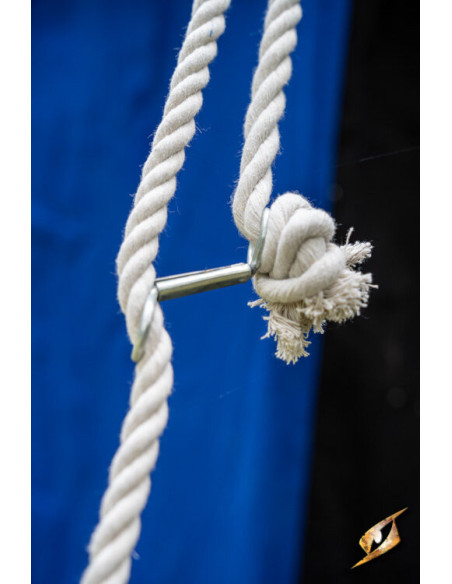 Tenda medieval, preto-azul 4 x 4...