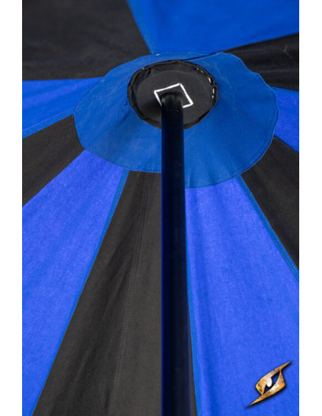 Tenda medieval, preto-azul 4 x 4...