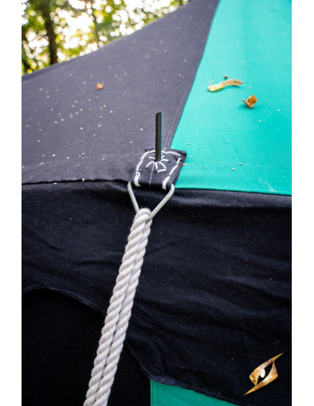 Tenda marquise medieval, preto e...