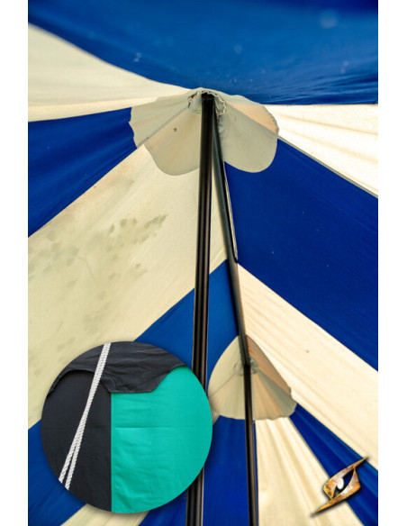 Tenda marquise medieval, preto e...